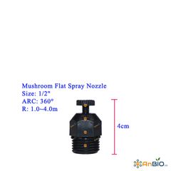 Béc phun bằng nhựa tia phẳng ngang 360 độ Aqua Mate MS-1041