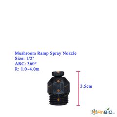 Béc phun bằng nhựa tia dốc cao 360 độ Aqua Mate MS-1042