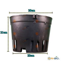 CHẬU NHỰA TRỒNG LAN PHI 28cm