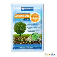 Chế phẩm nấm đối kháng Trichoderma Plus Sfarm | Kiểm soát nấm bệnh - Gói 1Kg