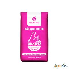 ĐẤT SẠCH HỮU CƠ SFARM CHO HOA - KIỂNG (Bao 20L)
