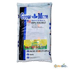 Grow More 10-55-10 + TE BLOOM | Phân hóa mầm hoa - Bao 50LBS (22.68Kg)