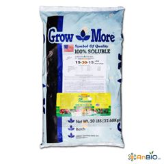 Growmore 15-30-15 + TE | Kích thích ra hoa, tăng trưởng rễ - Bao 50LBS (22.68Kg)