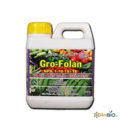 GROW MORE GRO FOLAN NPK 1-18-18 + TE | To củ, lớn trái, chắc hạt - Can 1L
