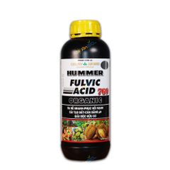 Phân bón lá sinh học HUMMER FULVIC ACID 760 | Ra rễ nhanh, phục hồi mạnh, giải độc hữu cơ - Chai 1L