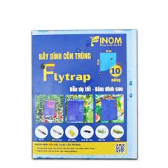 Bẫy dính côn trùng Flytrap màu Xanh Dương kích thước 20x25cm | Dẫn dụ tốt, bám dính cao - Xấp 10 miếng
