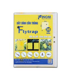 Bẫy dính côn trùng Flytrap màu Vàng Chanh kích thước 20x25cm | Dẫn dụ tốt, bám dính cao - Xấp 10 miếng