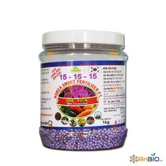 Phân Tan Chậm HÀN QUỐC 15-15-15 Hũ 1Kg