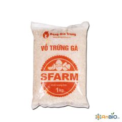 VỎ TRỨNG GÀ SFARM | ĐÃ QUA XỬ LÝ (Gói 1Kg)