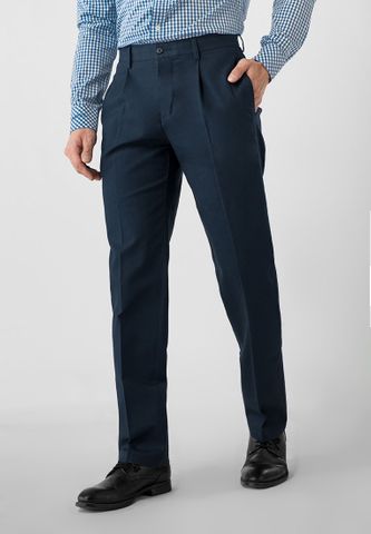  QUẦN KAKI NAM CÓ LY 31703-19-1 NAVY 