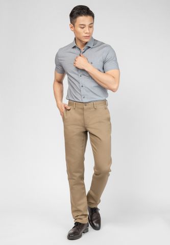  QUẦN KAKI NAM KHÔNG LY SLIMFIT 51913-03F-4 BROWN 