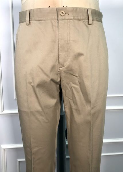 QUẦN KAKI NAM KHÔNG LY CHỐNG NHĂN QK30-028 KHAKI