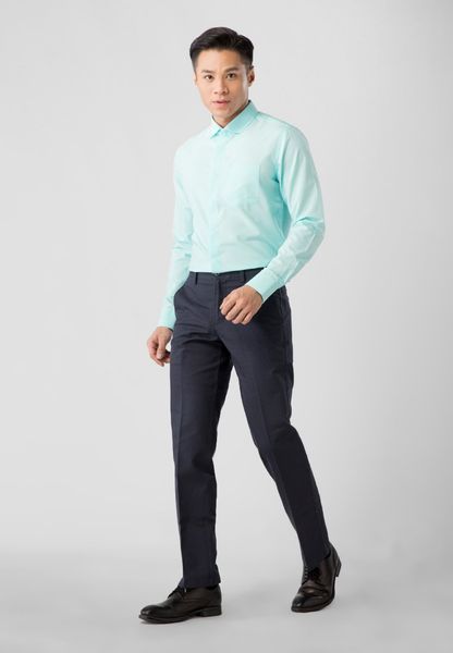 ÁO SƠ MI NAM SLIMFIT DÀI TAY B1817-06F-3 XANH NGỌC