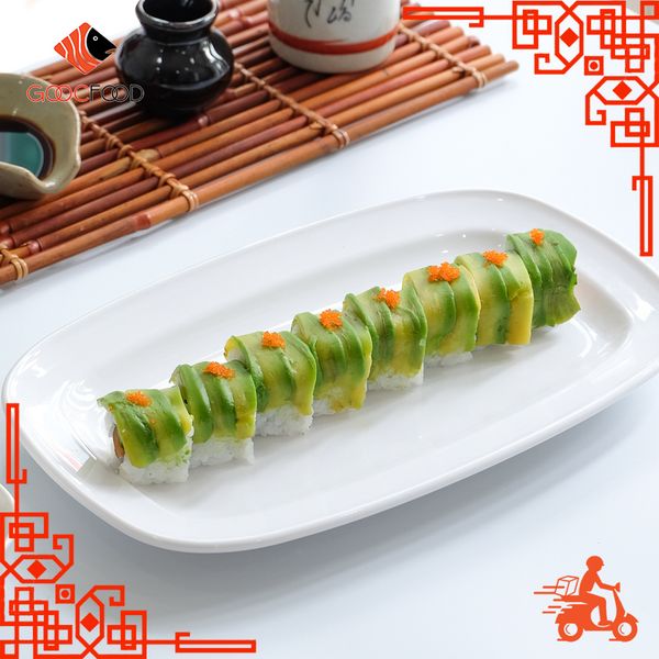 Sushi cá hồi cuộn bơ