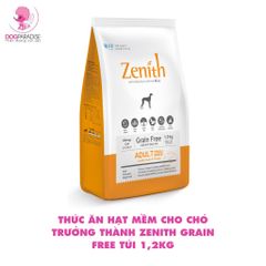 Thức ăn hạt mềm cho chó trưởng thành Grain Free ZENITH