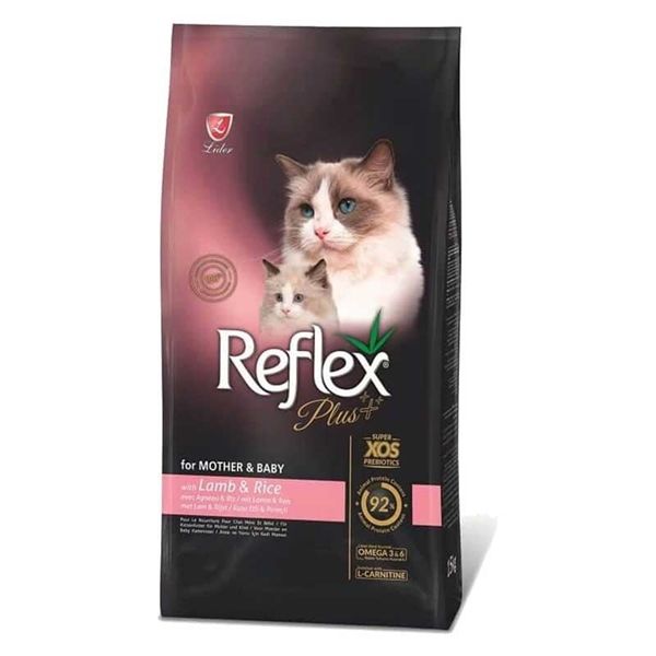 Thức ăn hạt cho mèo từ 1-12 tháng tuổi vị cừu 1.5kg REFLEX PLUS RPC025