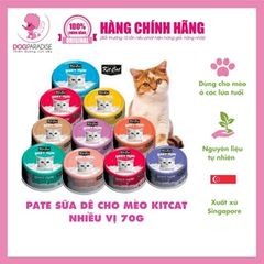 Pate sữa dê cho mèo Kitcat 70gr