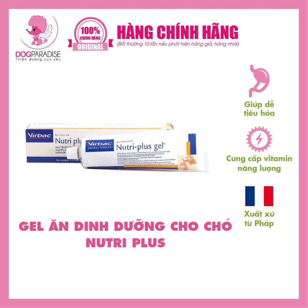 Gel ăn dinh dưỡng cho chó Nutri plus gel