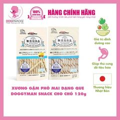 Que gặm DoggyMan hương phô mai mini 120g 36 que 81939