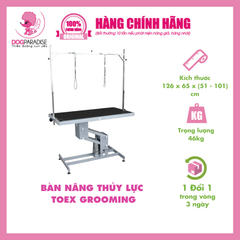 Bàn nâng thủy lực grooming FT-804L 126x65x51.5-101cm |TOEX GROOMING