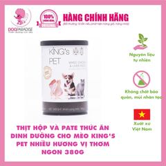 Pate dành cho chó trưởng thành vị giò heo hầm nước dùng King's Pet THE PET