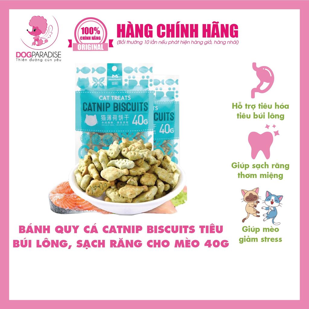 Bánh thưởng Catnip cho mèo