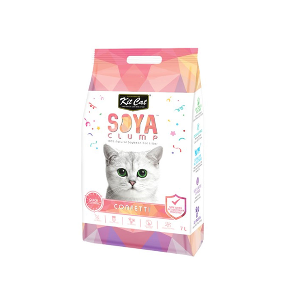 Cát mèo đậu nành cho mèo KITCAT SOYA -7L