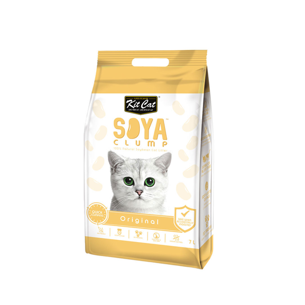 Cát mèo đậu nành cho mèo KITCAT SOYA -7L