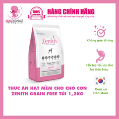 Thức ăn hạt mềm cho chó con Grain Free ZENITH PUPPY