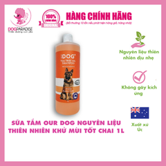 Dầu tắm hương tràm trà tea tree Úc 1L OUR DOG