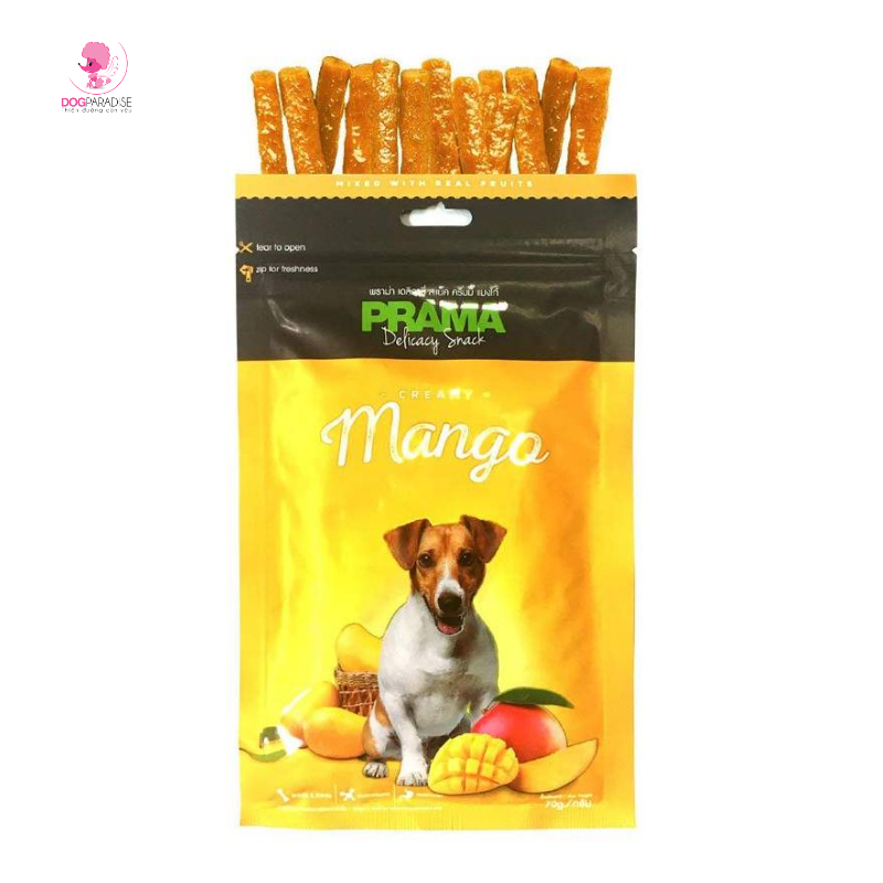 Snack cho chó vị xoài Mango 70g PRAMA