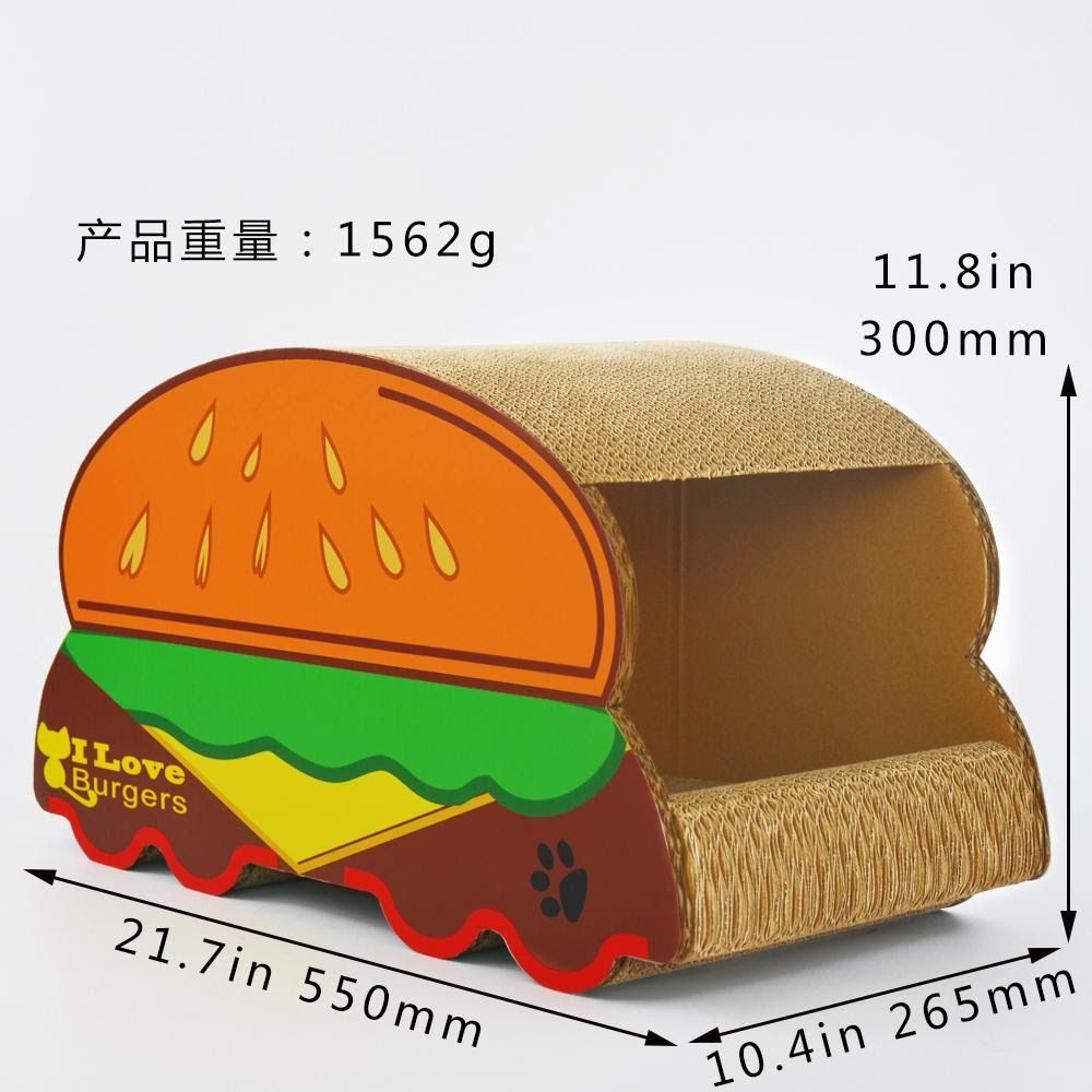 Trụ cào móng Hambuger cho mèo - ICLE