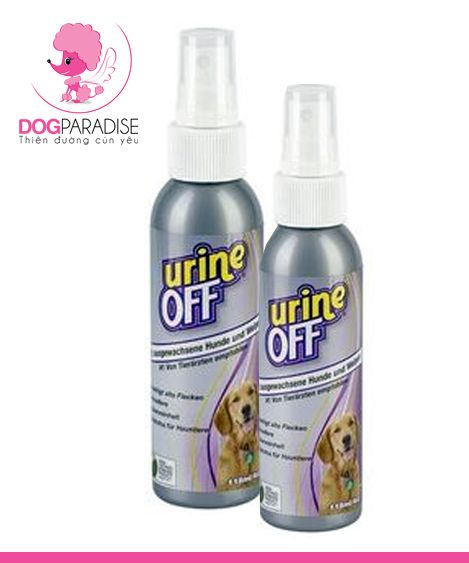 Xit khử mùi và vết ố do nước tiểu chó gây ra URINE OFF DOG & PUPPY FOMULA