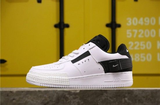 nike air force 1 n 354 white and black