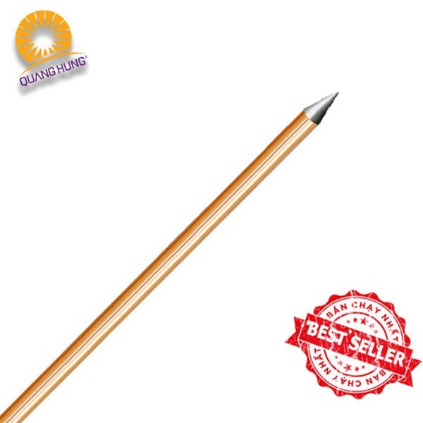 Cọc Tiếp Địa Đồng Vàng D16