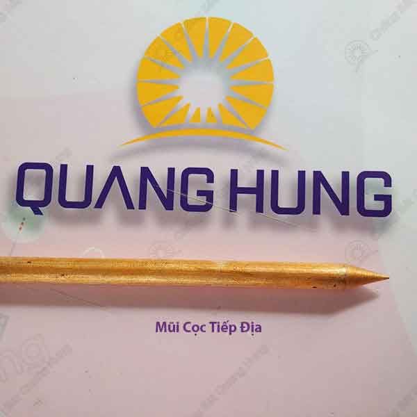 Cọc Tiếp Địa Mạ Đồng D16