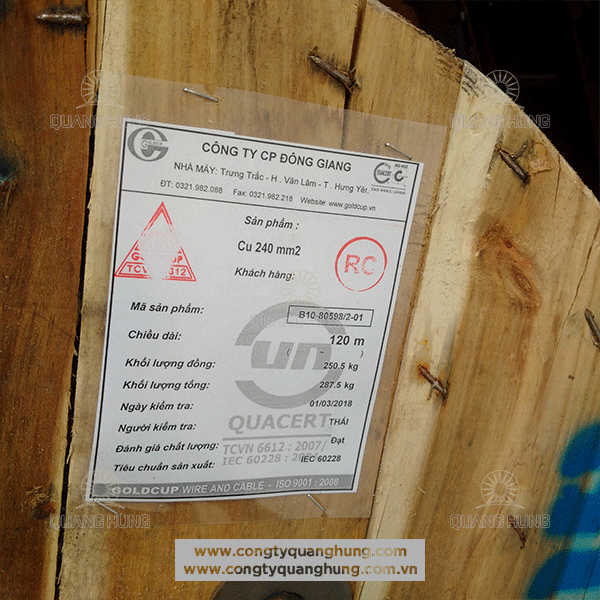 Cáp Đồng Trần 240mm2