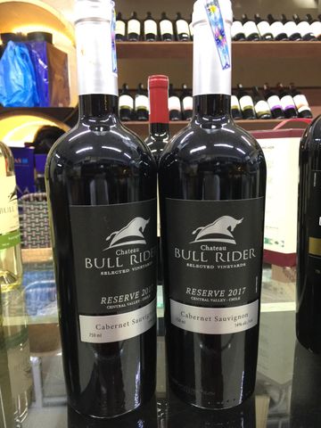 Káº¿t quáº£ hÃ¬nh áº£nh cho VANG chile chateau bull rider RESERVA