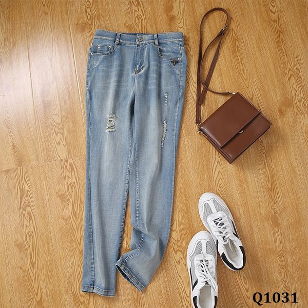  Q1031-Quần Jeans Mảnh Mai Ong Thợ 