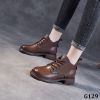 G129-Giày Boots Martin Cột Dây