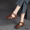 G137-Sandal Da Thật La Mã