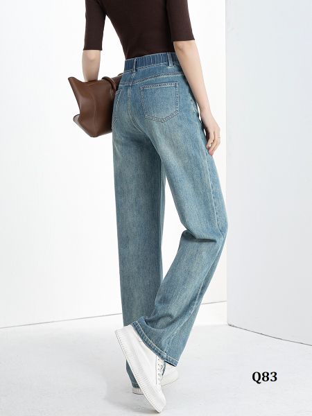  Q83-Quần Jeans Lưng Thun Hai Túi Trước 