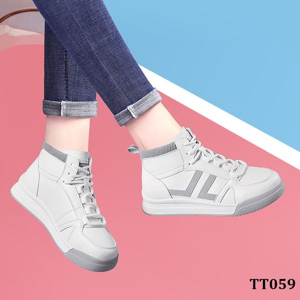  TT059-Giày Thể Thao Sneaker Boots Cổ Ngắn 