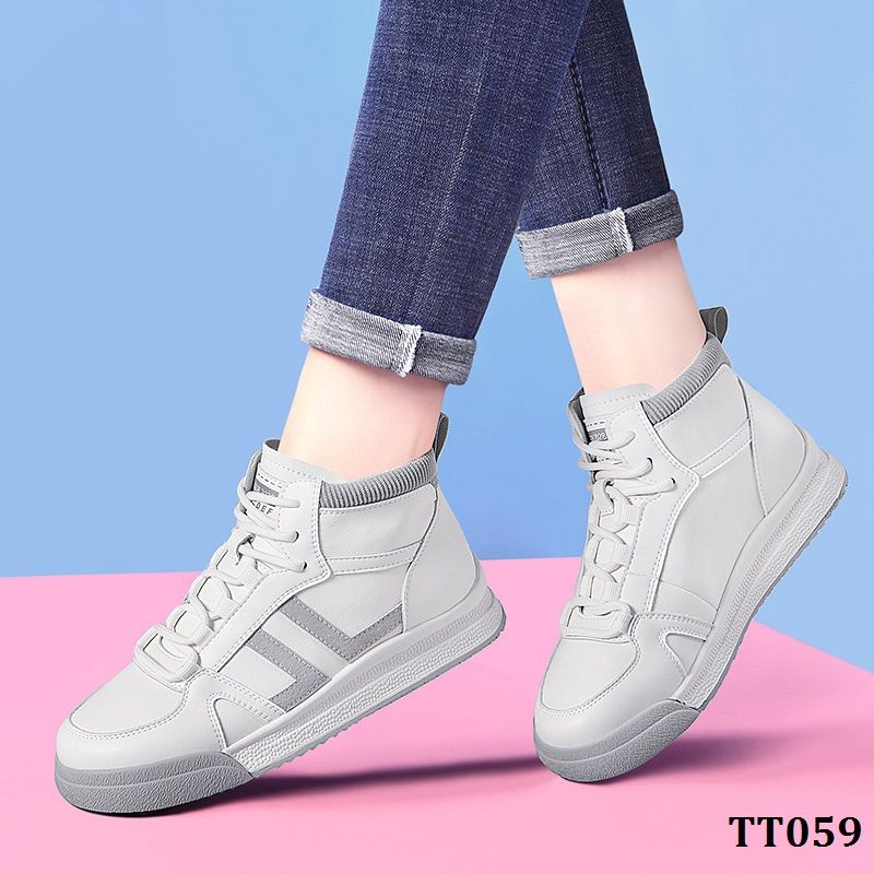  TT059-Giày Thể Thao Sneaker Boots Cổ Ngắn 