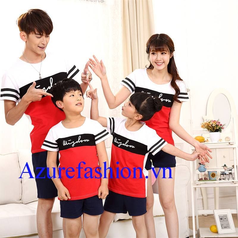 ÁO THUN GIA ĐÌNH, SÉT 4 ÁO