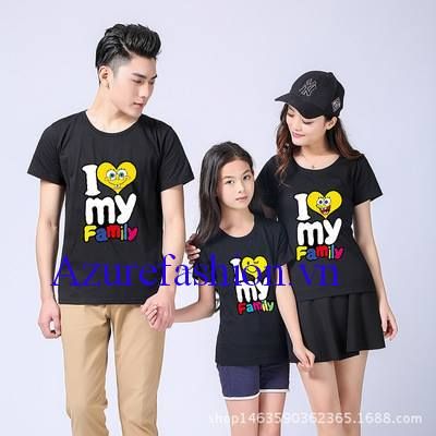 ÁO THUN GIA ĐÌNH, SÉT 3 ÁO