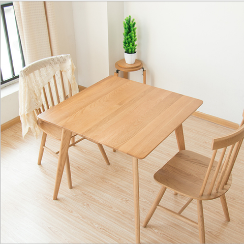 Bộ bàn ăn ghế đôi gỗ cao su - BA50