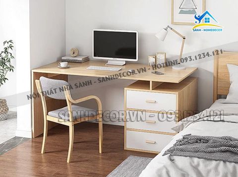 Bàn làm việc liền kệ sách - SBH11