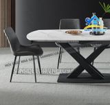 Bộ bàn ăn thông minh mặt đá 6 ghế cao cấp - BA94