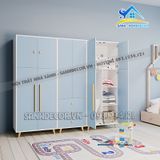 Hệ tủ quần áo em bé gỗ cao cấp - TAEB02